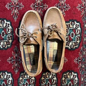 Sperry Women's Tan Leather Boat Shoes